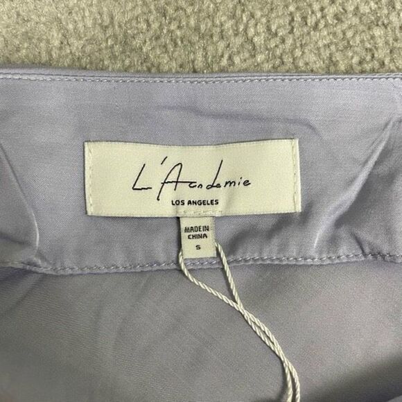 L'Academie Women's Prisca Midi Slip Skirt Lavender Purple Size Small NWT New - Picture 6 of 6